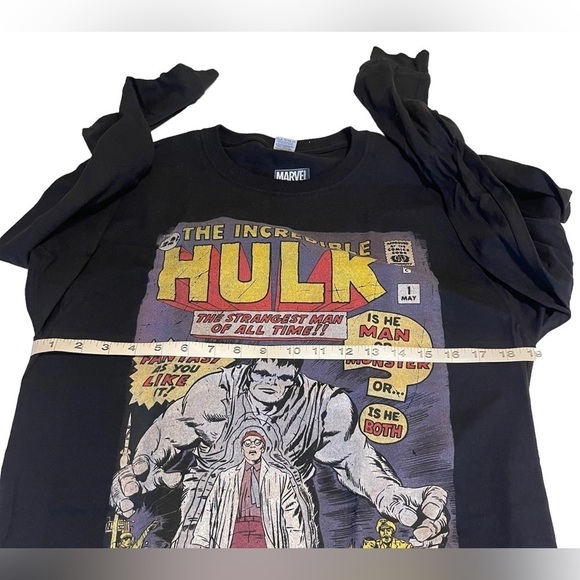 The Incredible Hulk T-Shirt Long Sleeves Medium New With Tags - Picture 5 of 7